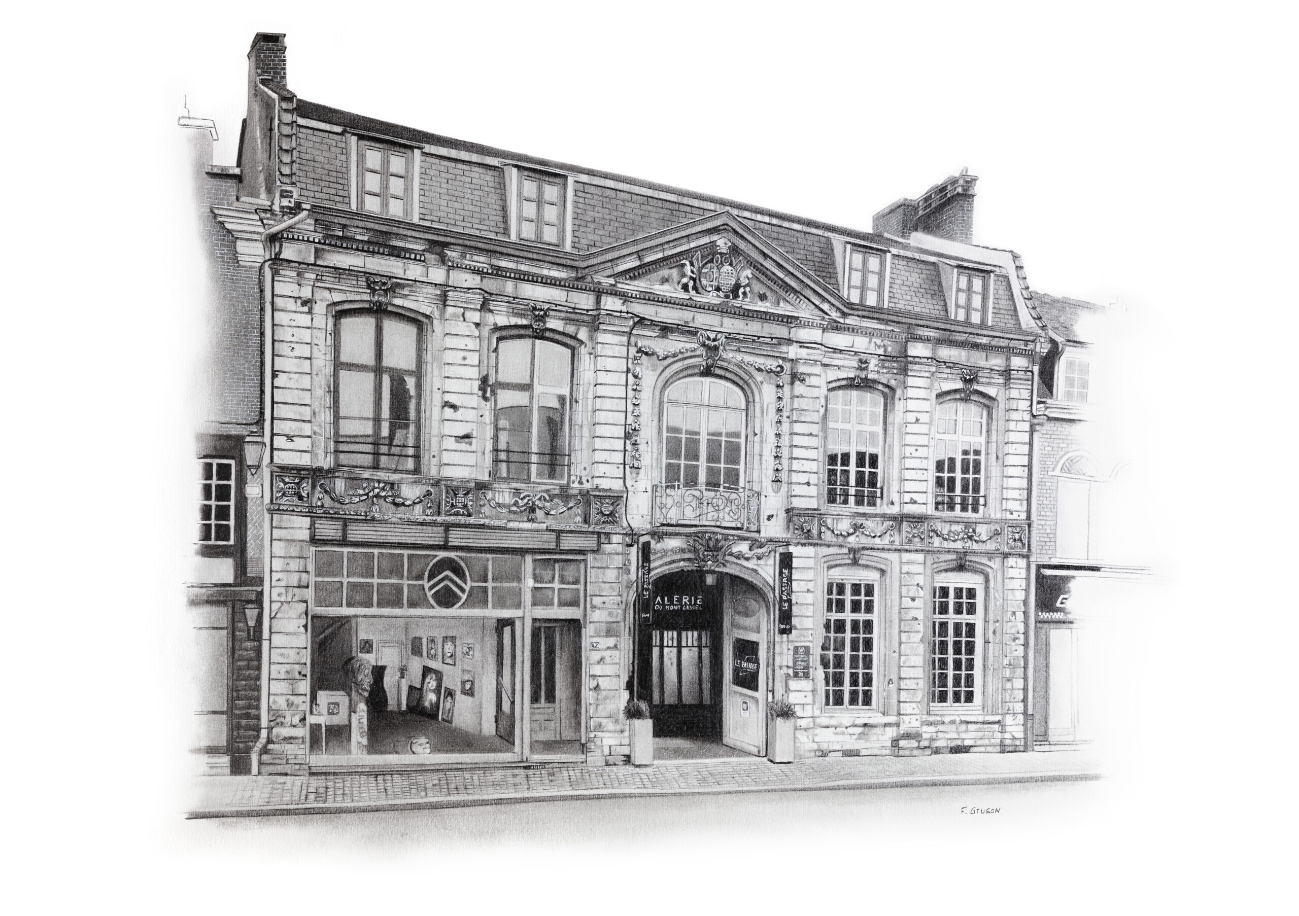 Galerie de l’Hôtel d’Halluin à Cassel